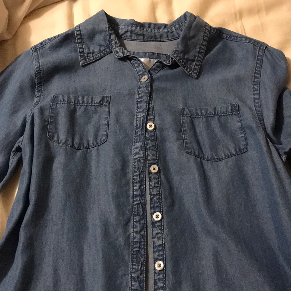 Denim Tunic with Ombré Effect